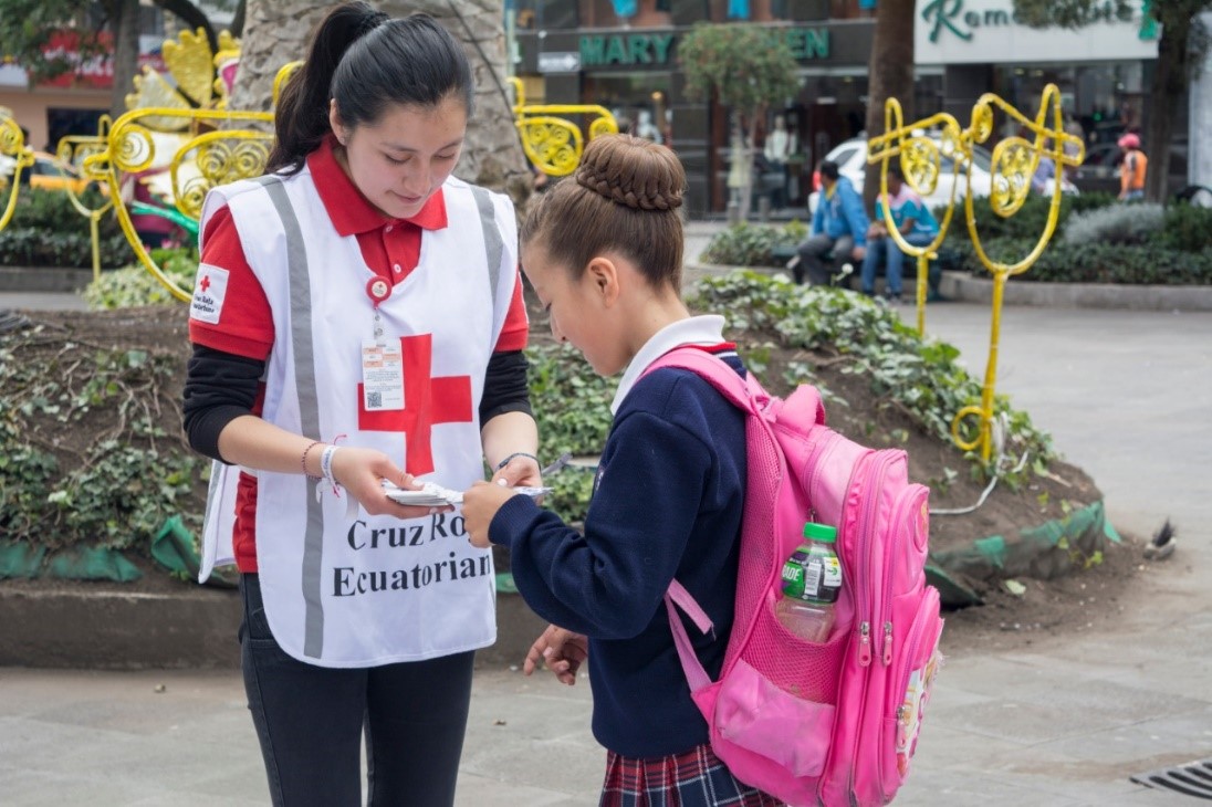 CRUZ ROJA ECUATORIANA CONMEMORA EL DÍA INTERNACIONAL DE LA ELIMINACIÓN DE LA VIOLENCIA CONTRA LA MUJER