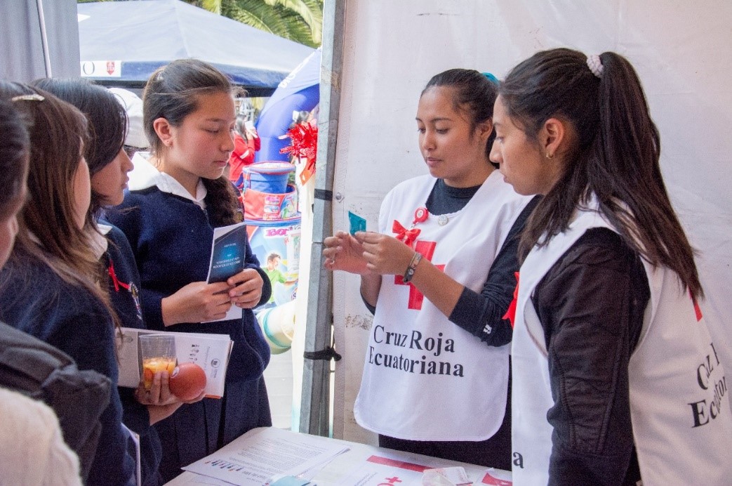 CRUZ ROJA ECUATORIANA CONMEMORA «LA RESPUESTA DE LA SOCIEDAD ANTE EL VIH»